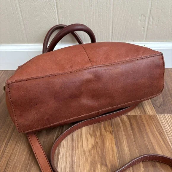 American Leather Co. Sequoia Satchel Purse Bag - Picture 4 of 13